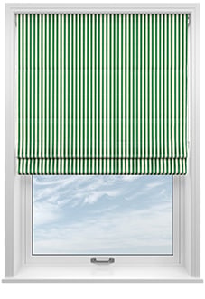 The British Stripe Co. Catherine, Notting Hill No.5 - Twist&Fit Roman Blind
